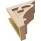 Ekena Millwork 5"W x 10"D x 10"H Classic Mayflower Rough Cedar Woodgrain TimberThane Corbel, Primed Tan CORUR05X10X10MAYRCPR - alternate 3
